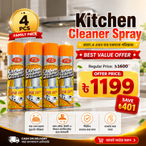 Kitchen Cleaner Spray - 4pcs Combo